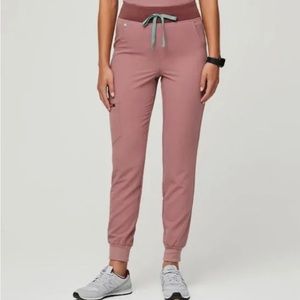 FIGS Women’s Mauve Zamora High Waisted Jogger Scrub Pants Small Petite